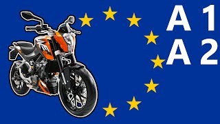 A1 and A2 Motorcycle License Explained Best Bikes for Each [upl. by Neerom]