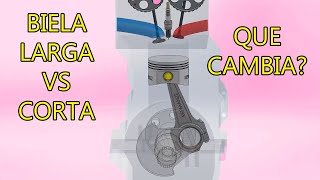 Biela Larga Vs Corta Cual es Mejor 🤯 Relaciones de motor Cigueñal biela piston [upl. by Annid292]