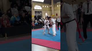 Knockout Artur Arushanyan  The 1st Open KWU SENSHI Kyokushin Karate Championship Argentina [upl. by Kire]