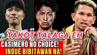 CASIMERO BIBITAWAN NA SI INOUE TAKOT TALAGA SI NAOYA INOUE [upl. by Hamimej11]