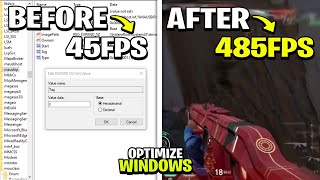 🔧MAXIMUM GAMING PERFORMANCE OPTIMIZE WINDOWS FOR GAMING IN 2024 ✅ INCREASE FPS [upl. by Macknair]