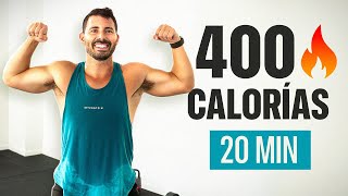 🔥 QUEMA MUCHAS CALORÍAS en 20 MIN con este CARDIO HIIT  Ejercicios en CASA para BAJAR DE PESO [upl. by Assehc]