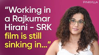 Taapsee Pannu interview on Dunkis Box Office working with Shah Rukh Khan career goals amp more [upl. by Revkah]