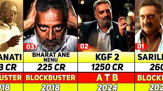 Top 50 PRAKASH RAJ Highest GROSSING Hit and Flop Movies List  KGF 2 Devara Maharishi [upl. by Tirb]