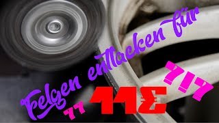 FELGEN ENTLACKEN für 11€  VLOG  CMVG [upl. by Nahgaem]