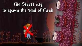 The secret second way to spawn the Wall of Flesh in Terraria shorts [upl. by Tsugua]