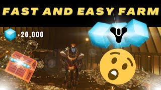 Destiny 2 Fastest and easiest way to farm GLIMMER FASTampEASY FOR EVERYONE 2022 [upl. by Py]