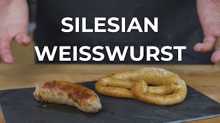 Silesian Weisswurst  A traditional Christmas Bratwurst [upl. by Magnus]