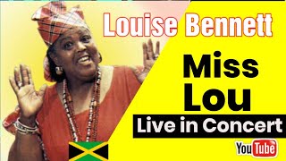 Miss LouLouise Bennett Classic Live Concert  Black History Month Feature  Special Edition [upl. by Christalle]