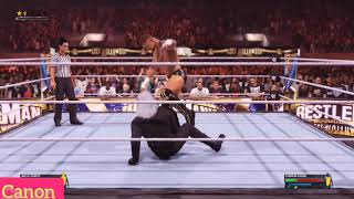 WWE CM Punk Vs Uncle Howdy In WWE 2k24 [upl. by Huai506]