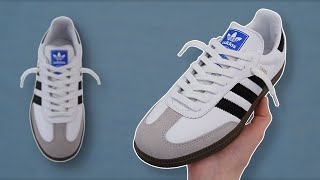 How To Lace Adidas Samba Loosely BEST WAY [upl. by Nolyaw]