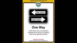 Essential Road Signs You Must Know for Your Driving Test  drivingtest learn canadiandrivingtest [upl. by Jazmin]