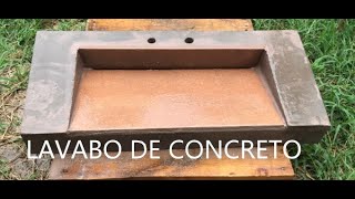 CÓMO HACER LAVABO DE CONCRETO ARTESANAL  HOW TO MAKE CRAFT CONCRETE WASHBASIN [upl. by Acinok]