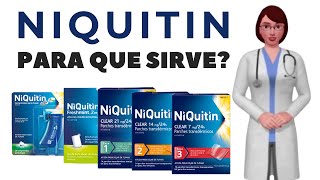 NIQUITIN que es niquitin y para que sirve cuando y como usar niquitin parches chicles comprimido [upl. by Ondrea]