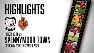 HIGHLIGHTS  Hereford 21 Spennymoor Town [upl. by Calder]