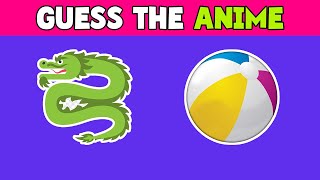 Can You Guess the Anime by Emoji 🎥👾 Quiz World Z [upl. by Troyes]