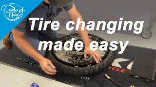 How To Change amp Balance Your Own Motorcycle Tires  MC GARAGE [upl. by Grani]