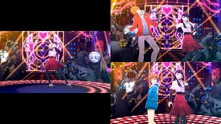 Persona 4 Dancing All Night  SNOWFLAKES NARASAKI Remix Video w All Partners [upl. by Anileme536]