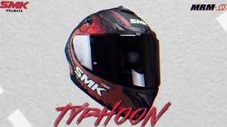 Casco para moto SMK  TYPHOON REPTILE [upl. by Eldnek]