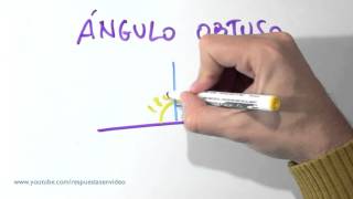 Qué es un ángulo obtuso  Cuál es definición dibujos y ejemplos [upl. by Nelle]