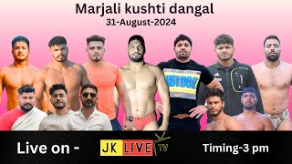 🔴Live Marjali Kushti Dangal 31August2024 [upl. by Adarbil]