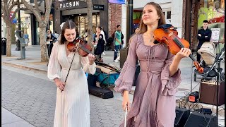 AMAZING violin duet  Karolina Protsenko amp Avelina Kushnir  Nothing But The Blood Of Jesus [upl. by Rundgren]