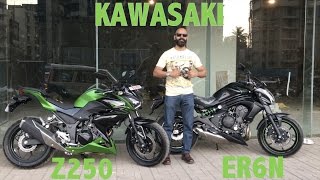 Kawasaki Z250 amp ER6N  Overview  Ride Review [upl. by Ernie478]