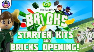 Woolworths amp Countdown BRICKS  Deluxe STARTER PACK amp BLIND BAGS Opening [upl. by Lynad]