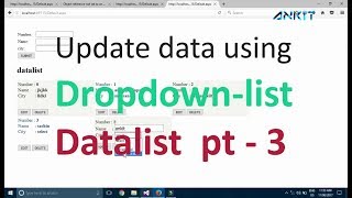 Update data using Dropdown list in datalist pt3  aspnet  using C [upl. by Fleece]