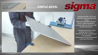 Sigma SIMPLE BEVEL presentation and detailed instructions [upl. by Emmye]