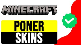 Cómo PONER SKINS en MINECRAFT BEDROCK 121 en 2024  Importar Skins Minecraft Bedrock [upl. by Abott]