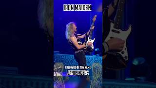 Iron Maiden Hallowed be thy name Janick Gers solo [upl. by Akino]