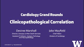 Cardiology Grand Rounds Clinicopathological Correlation [upl. by Adraynek]