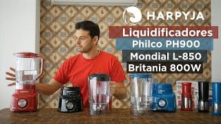 Avaliação de Liquidificador  Philco PH900 vs Mondial L850 vs Britânia Diamante 800 [upl. by Grimaldi]