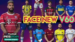 PES 2021 Face New ChoupoMoting Bellingham RJamesT Hernades Ben White Andre Almeida V60 [upl. by Dorahs]