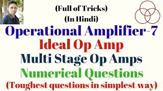 Operational Amplifier7  Multistage Op Amps Analog Electronics63 by SAHAV SINGH YADAV [upl. by Adnahs]