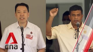 GE2020 PAP RP candidates for Radin Mas SMC address supporters on Nomination Day [upl. by Ogdon]