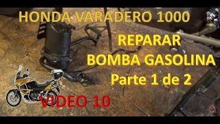 10 Cómo reparar y limpiar la bomba del combustible en HONDA VARADERO 1000 ahorrándote 600 euros 12 [upl. by Marlo]