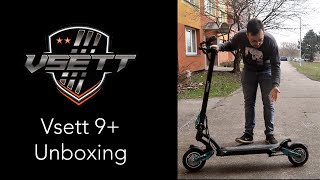 Vsett 9  unboxing a první dojmy s nejkratší první jízdou [upl. by Annim]