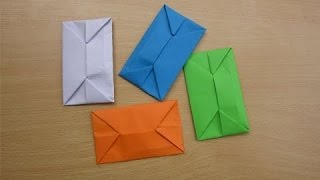 Hoe maak je een kleine papieren envelop te maken zonder Lijm  Easy Tutorials  10 Minutes [upl. by Niltiac]