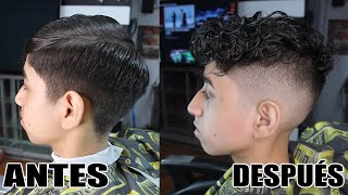 ✔ COMO ONDULAR EL CABELLO HOMBRES PERMANENTE ▶ Tutorial ◀ Paso a Paso 🔥 Bien Explicado 👀🎬 [upl. by Siravat]