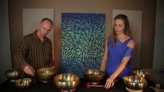 Tibetan Singing Bowls Music for Meditation Relaxation Calming amp Healing [upl. by Anan]