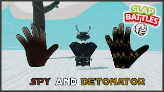 I finally got Spy and Detonator glove Slap Battles  Roblox [upl. by Cutler50]