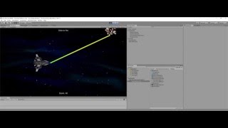 Unity Animated Line Renderer  Asteroids Demo [upl. by Anaujahs]