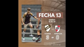 PLATENSE VS RIVER 5TA FUTSAL PARTIDAZOOOO [upl. by Santoro]