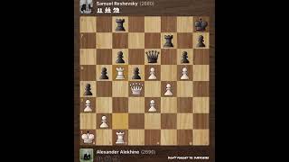 Alexander Alekhine vs Samuel Reshevsky • Pasadena  USA 1932 [upl. by Assilram182]