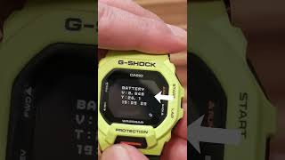 GShock GBD200 Secret Thermometer gshock casio [upl. by Ahteral]