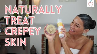 How to Treat Crepey Skin Naturally  Peaches Skin Care [upl. by Marcelo776]