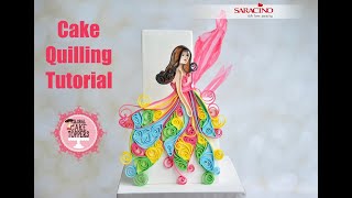 Cake Quilling Tutorial [upl. by Muriel]