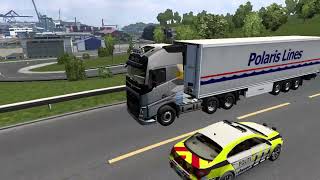 ETS2 frederikshavn DK to kristiansand DK Volvo FH16 500 [upl. by Enileuqcaj]